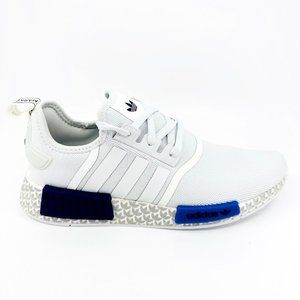Adidas Originals NMD R1 Cloud White Royal Blue Mens Running Sneakers GY7368
